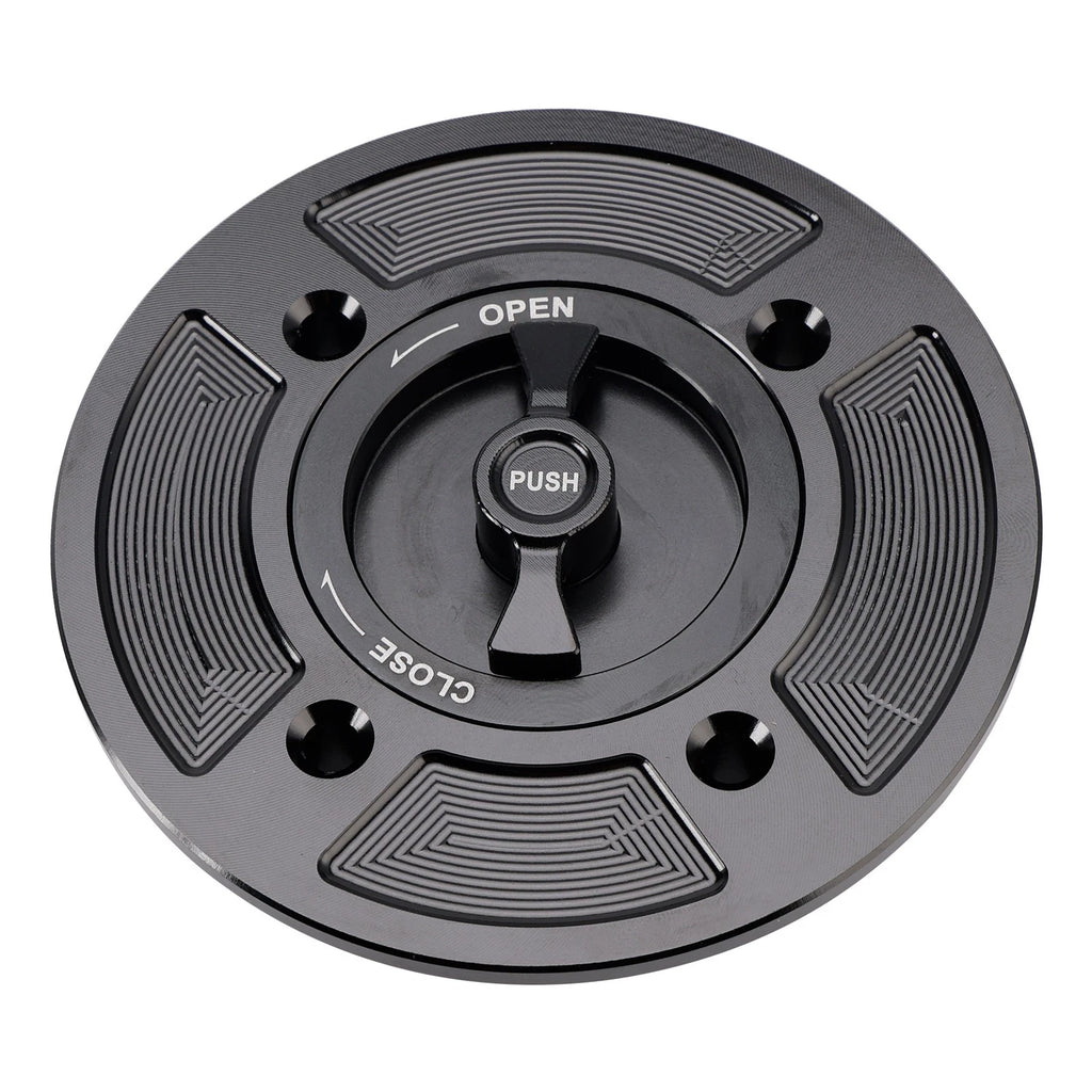 CNC Keyless Fuel Gas Cap for Kawasaki Ninja 400 500 650 Versys-X 250 300 (2017–Present)