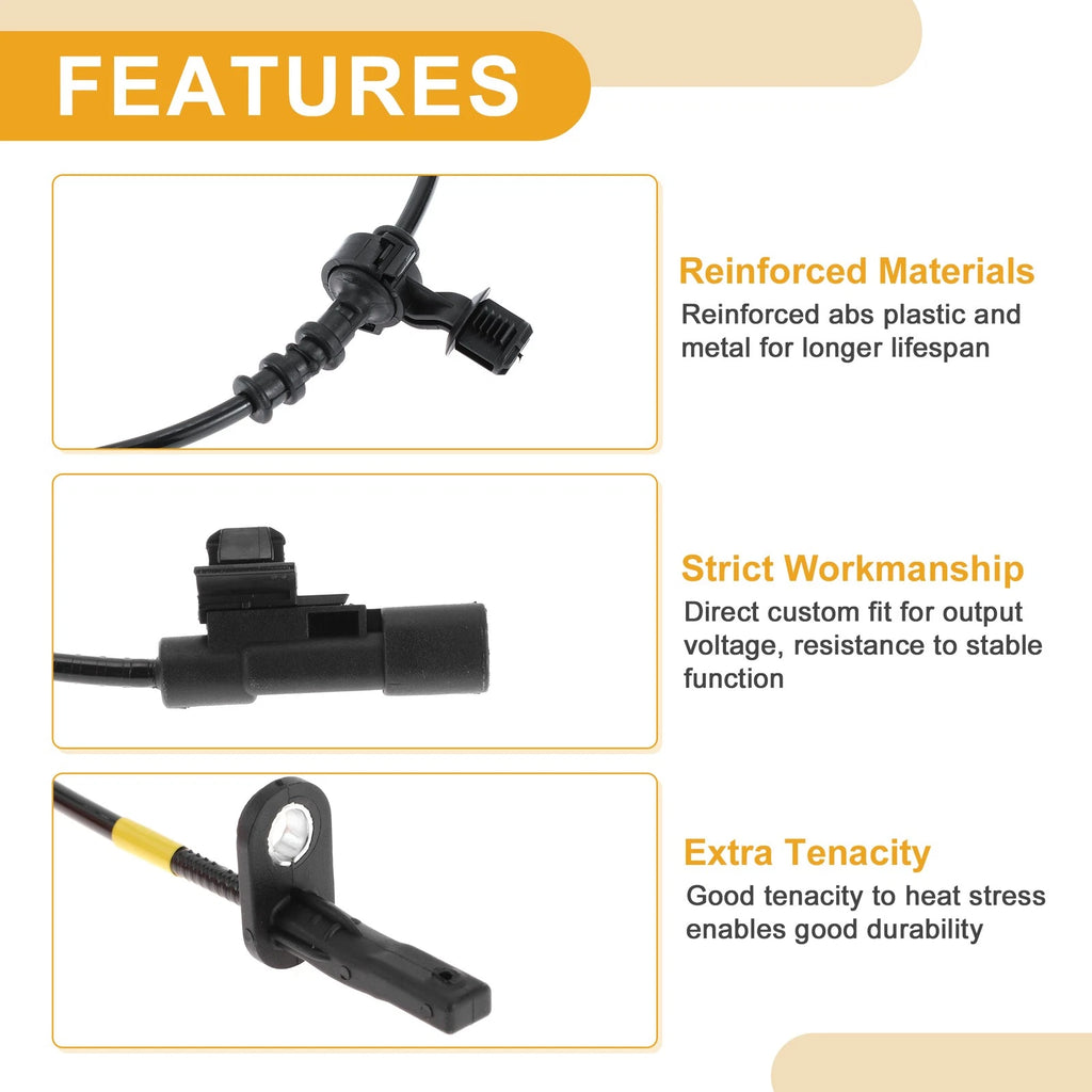 ABS Wheel Speed Sensor Replacement for Chevrolet Malibu Rear (2008–2012)