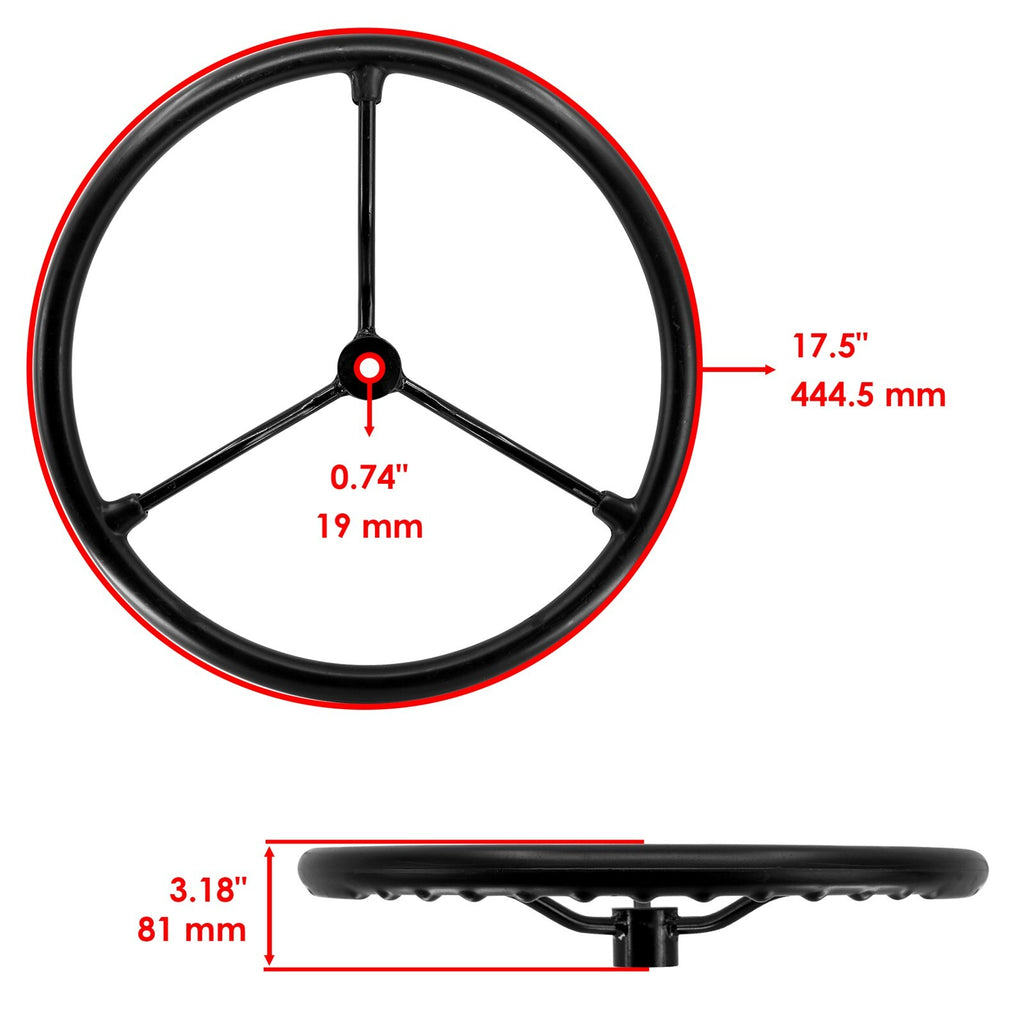 Steering Wheel Replacement for Ford New Holland 3230 3300 3310 (2001–2009)
