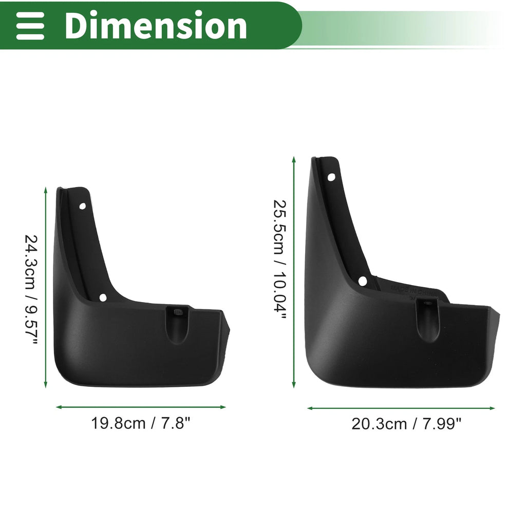 Mud Flaps Splash Guards Front Rear Set for Hyundai Palisade (2019–2023)