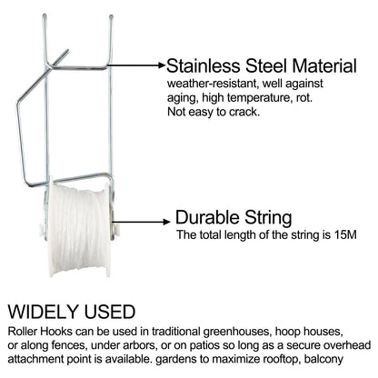 2X Tomato Trellis System for Optimal Plant Growth 49 2ft Twine