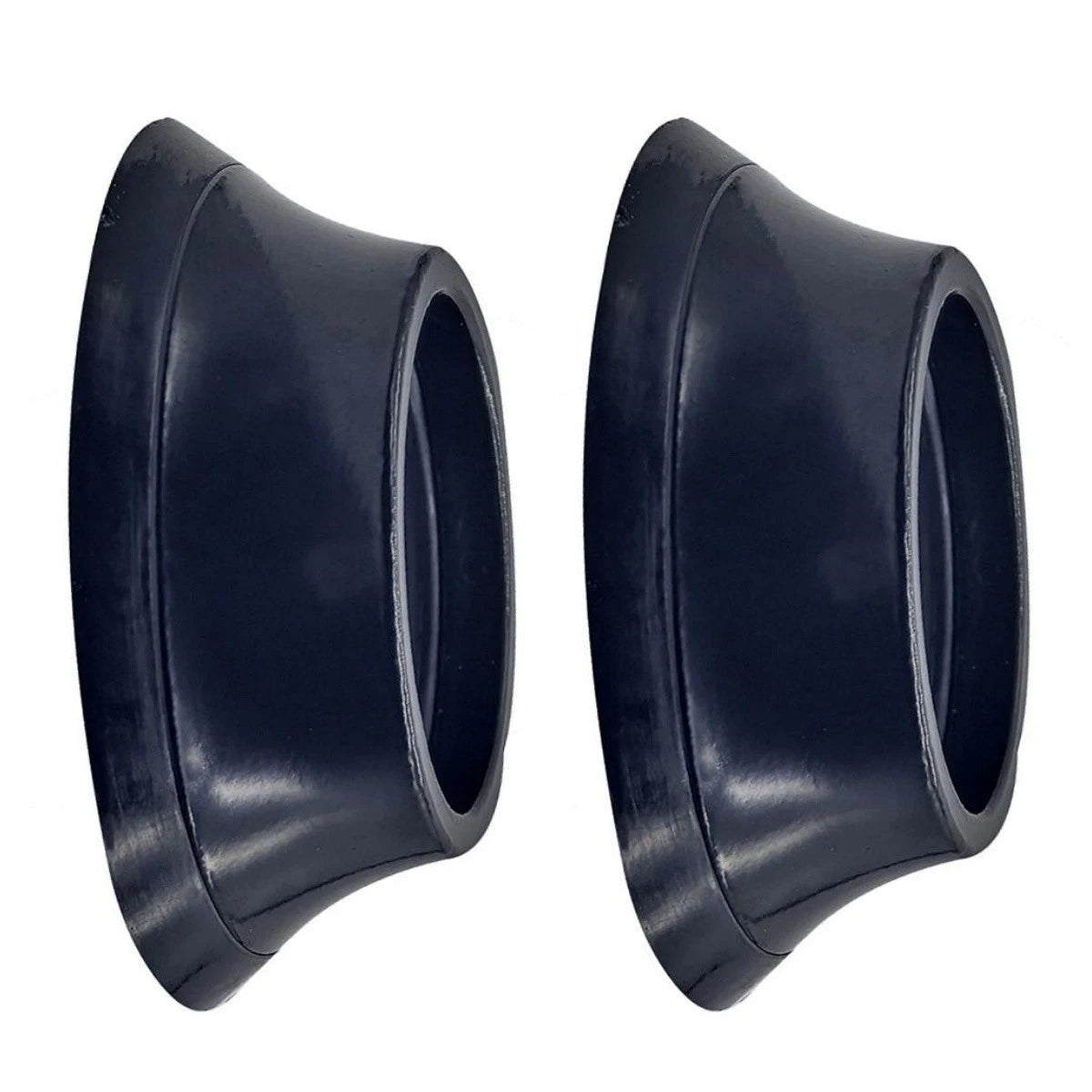 2Pcs Headset Spacers 28mm 6mm Aluminum with Rubber Seal for Bicycle Fork