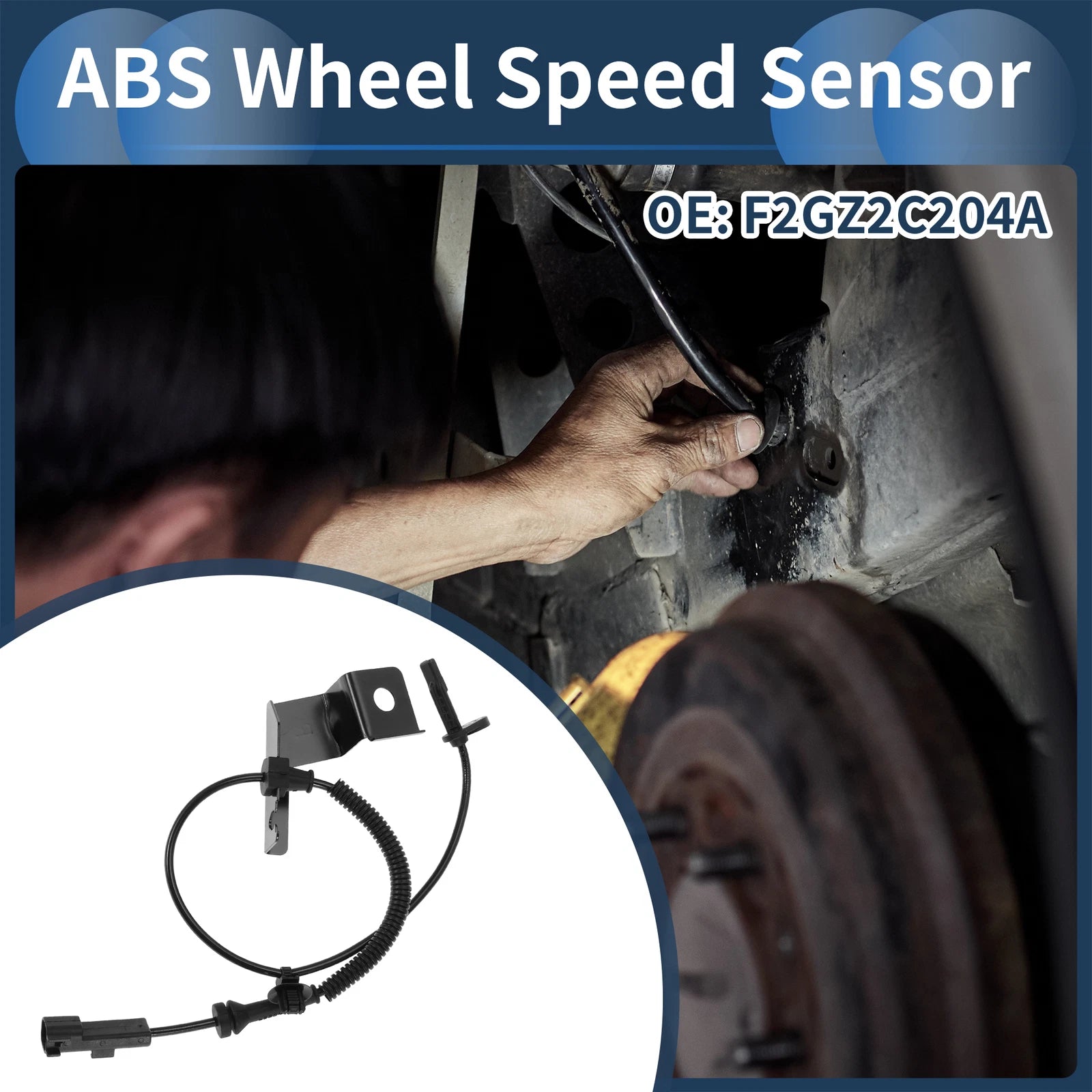 ABS Wheel Speed Sensor Front Right for Ford Edge (2015–2019)