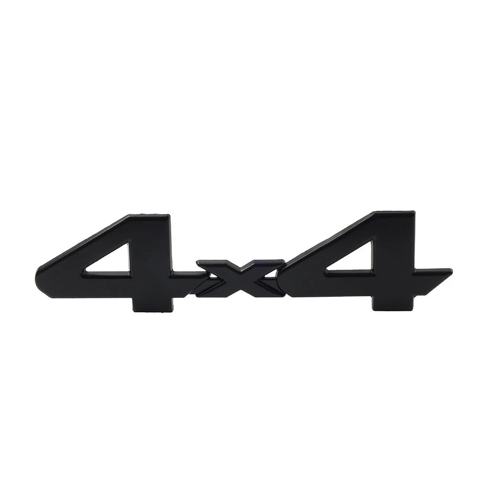 3D Rear Tailgate Emblem Badge Overlay Decal for Universal Fit (Black)