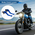 Adjustable Short Brake Clutch Levers for Kawasaki Z750 (2007–2012) Solid Blue