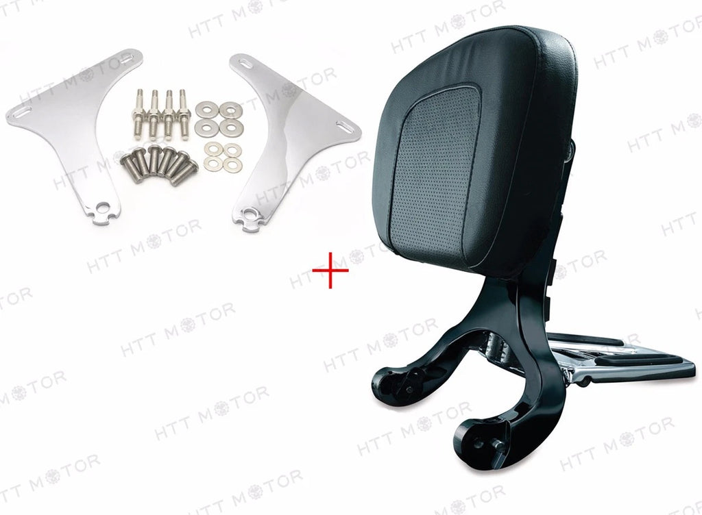 Backrest & Chrome Mount Kit for Harley Heritage Softail