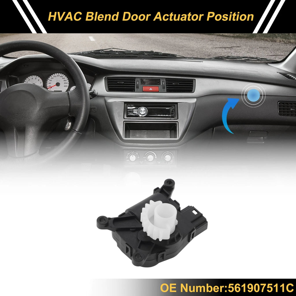 HVAC Heater Blend Door Actuator for Volkswagen Passat 2012–2018