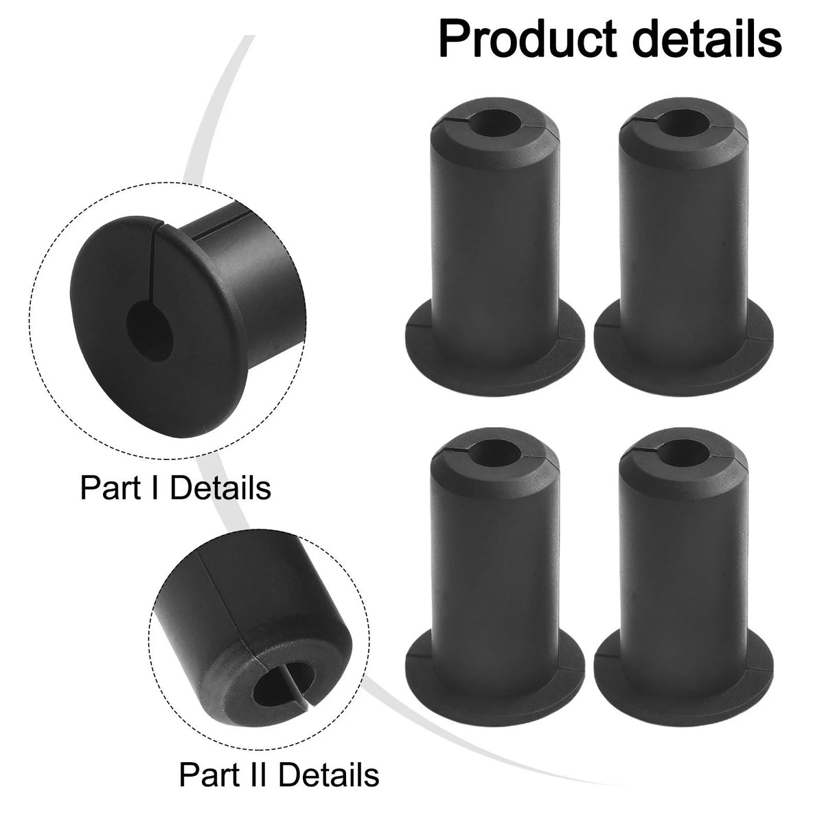 Set of 4 Wall Grommets for Starlink Cable Management