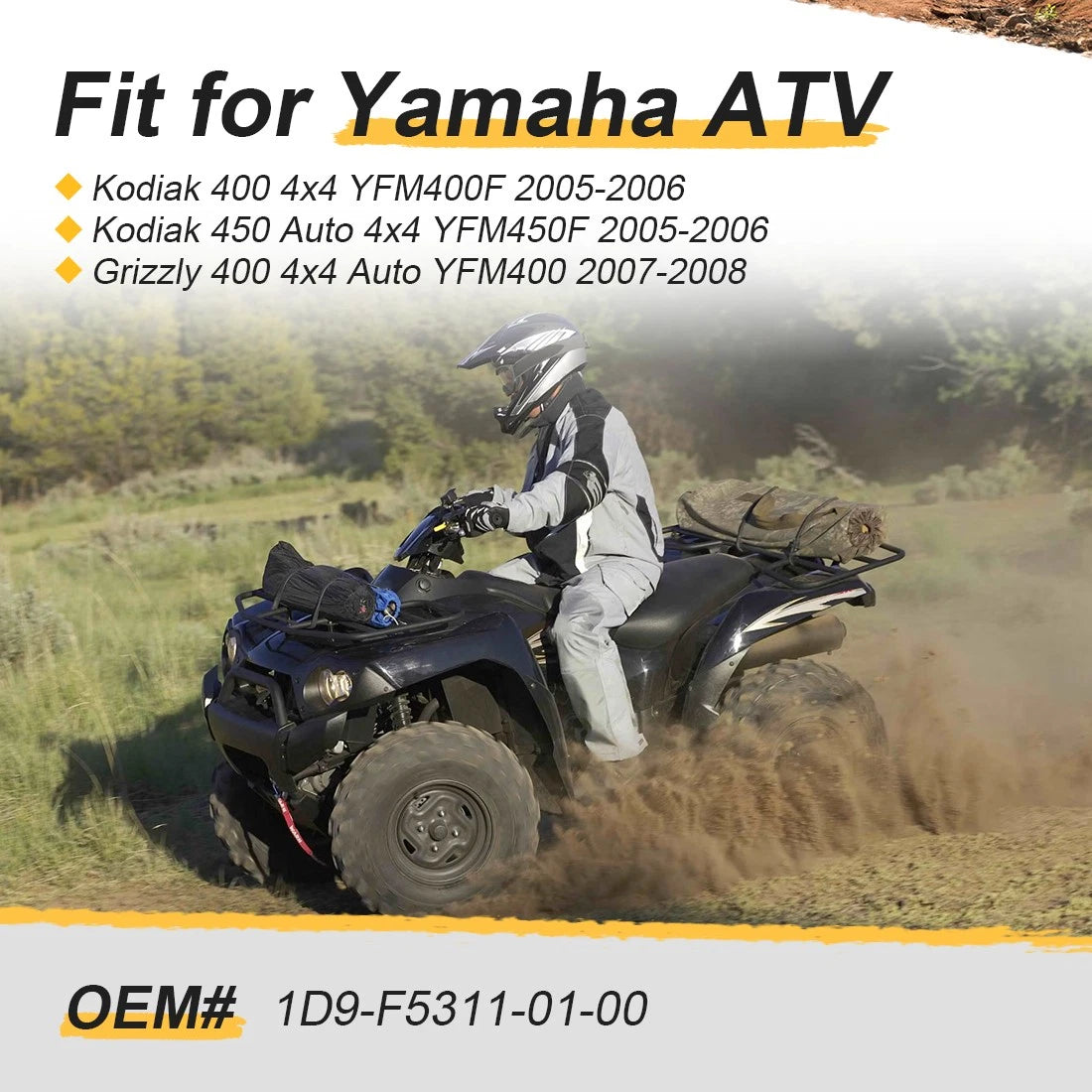 Rear Left Wheel Hub for Yamaha Grizzly 400 4x4 (2007–2008) 1D9-F5311-01-00