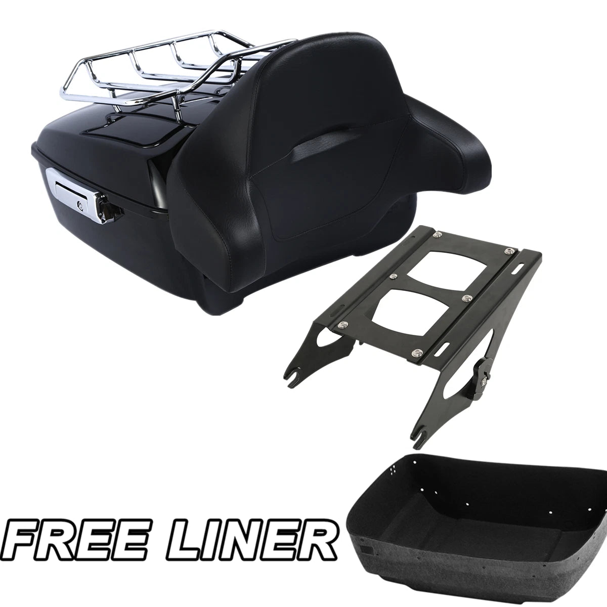 Trunk Backrest Mount Rack for Harley Touring (2014–2025)
