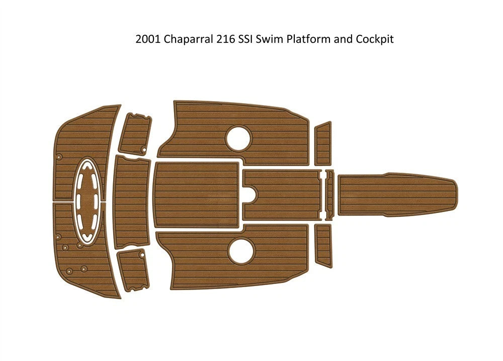 EVA Foam Teak Deck Flooring for Chaparral 216 SSI (2001)