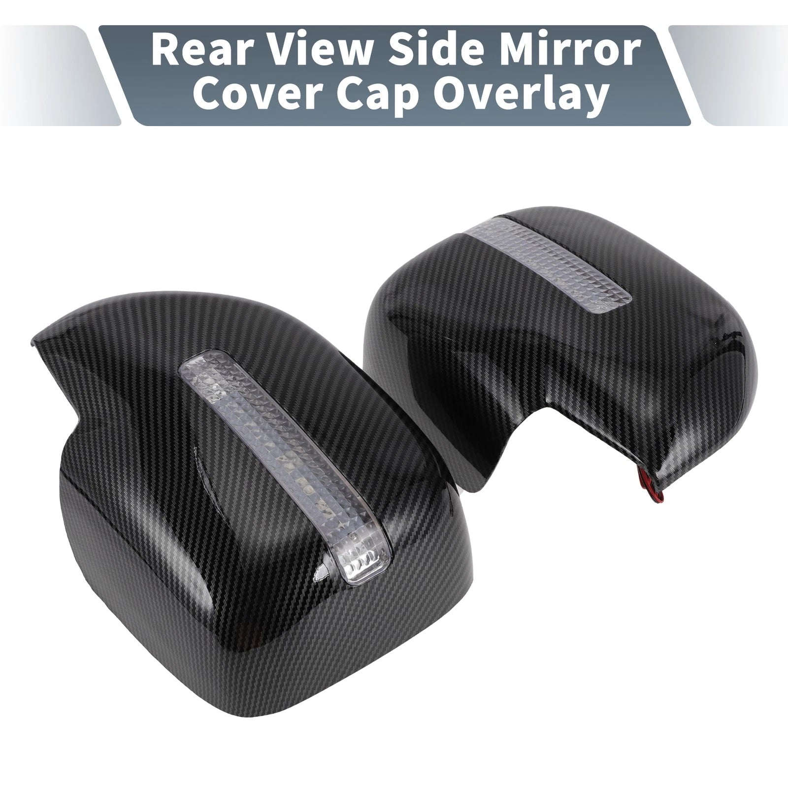 Rearview Mirror Cover Overlay Replacement for Lexus LX470 (1998–2007)