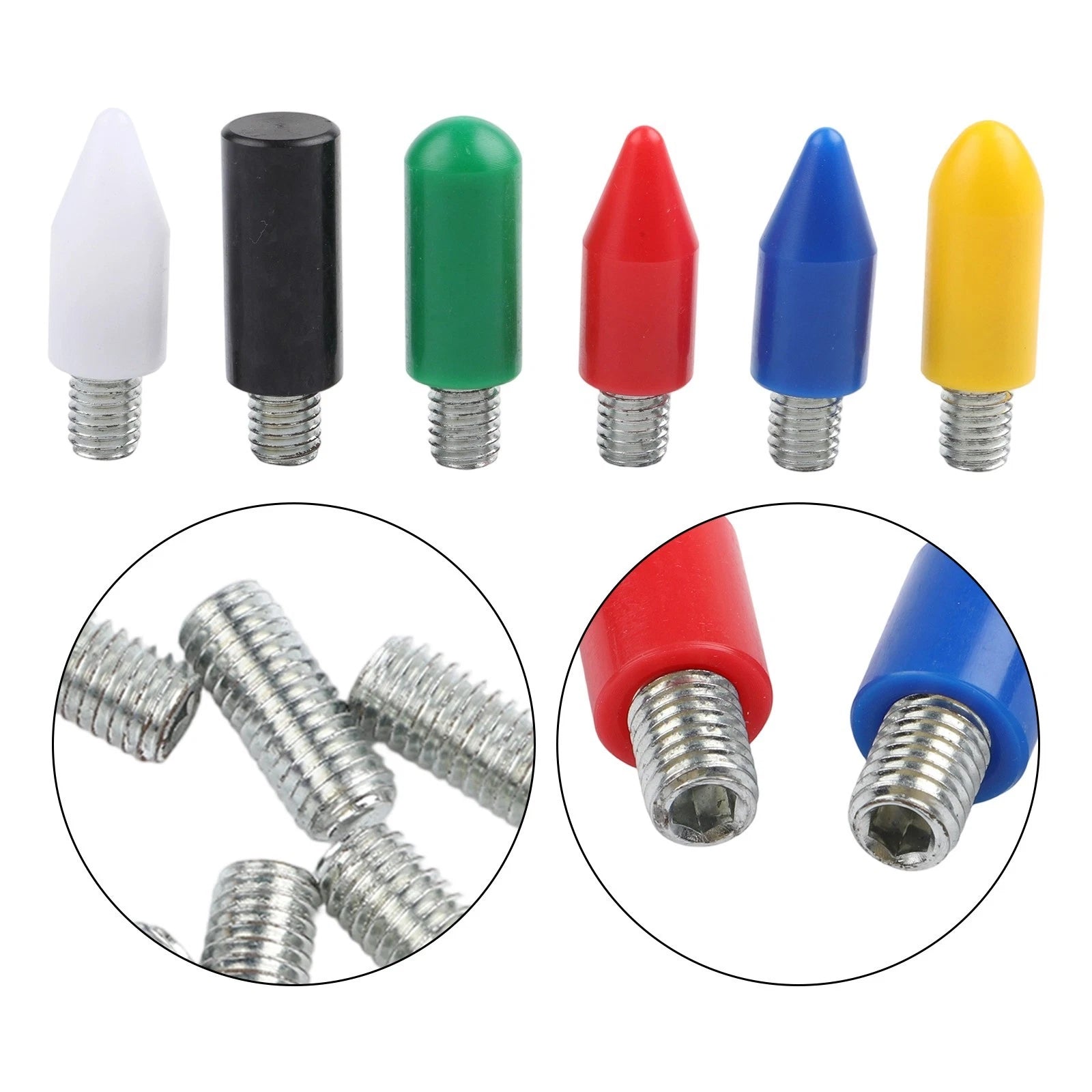Seamless Car Dent Repair Pen with M8 Head & 6 Replacement Flat Nylon Tips