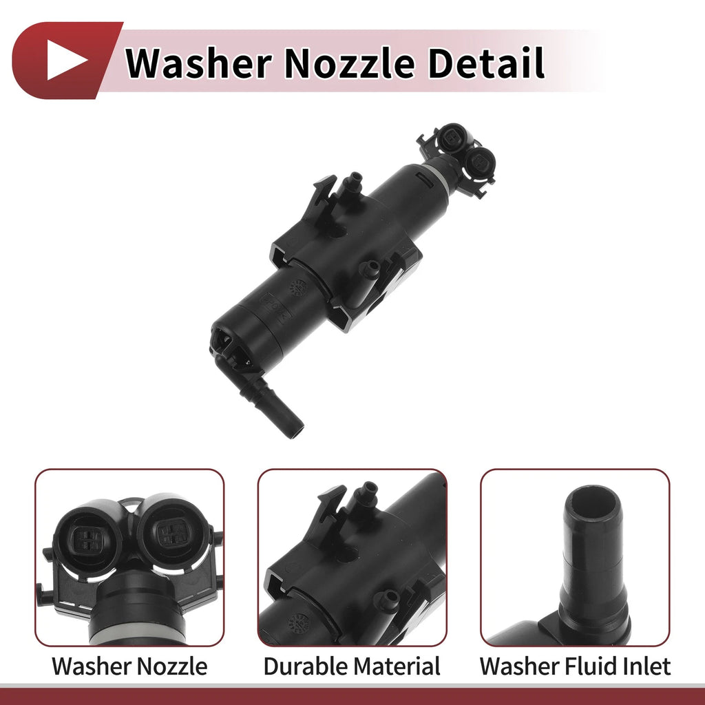 Front Driver Side Headlight Washer Nozzle for Ford Kuga (2017–2019) No.GV4113L015A E