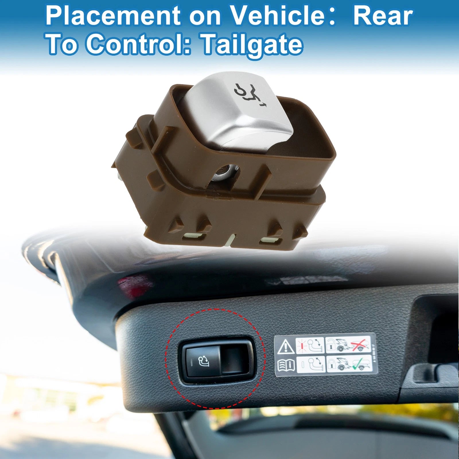 Trunk Release Switch Replacement for Mercedes-Benz C-Class W205 (2017–2018)