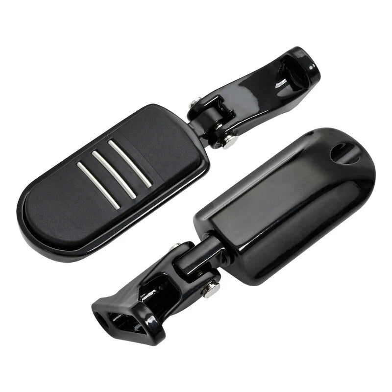 Rear Passenger Footpegs for Harley Touring Models (1993–Present) Black