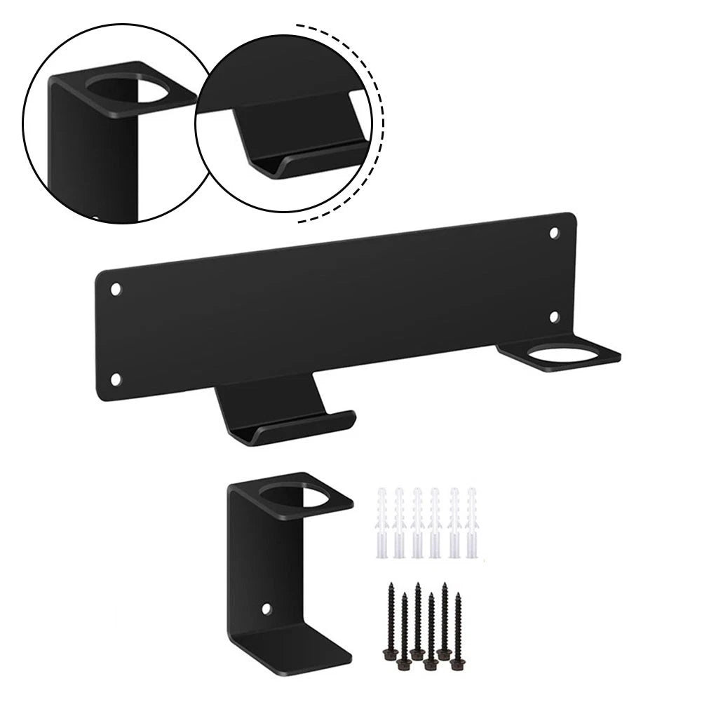 Wall Mounted Organizer Rack for Floor Jack and Garage Tool Storage