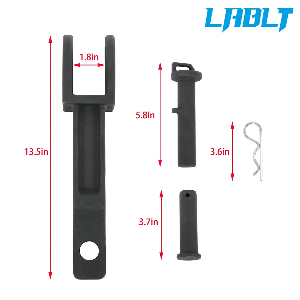 Tow Hook with Pull Pin & Frame Pin for Peterbilt 384 386 Kenworth T170