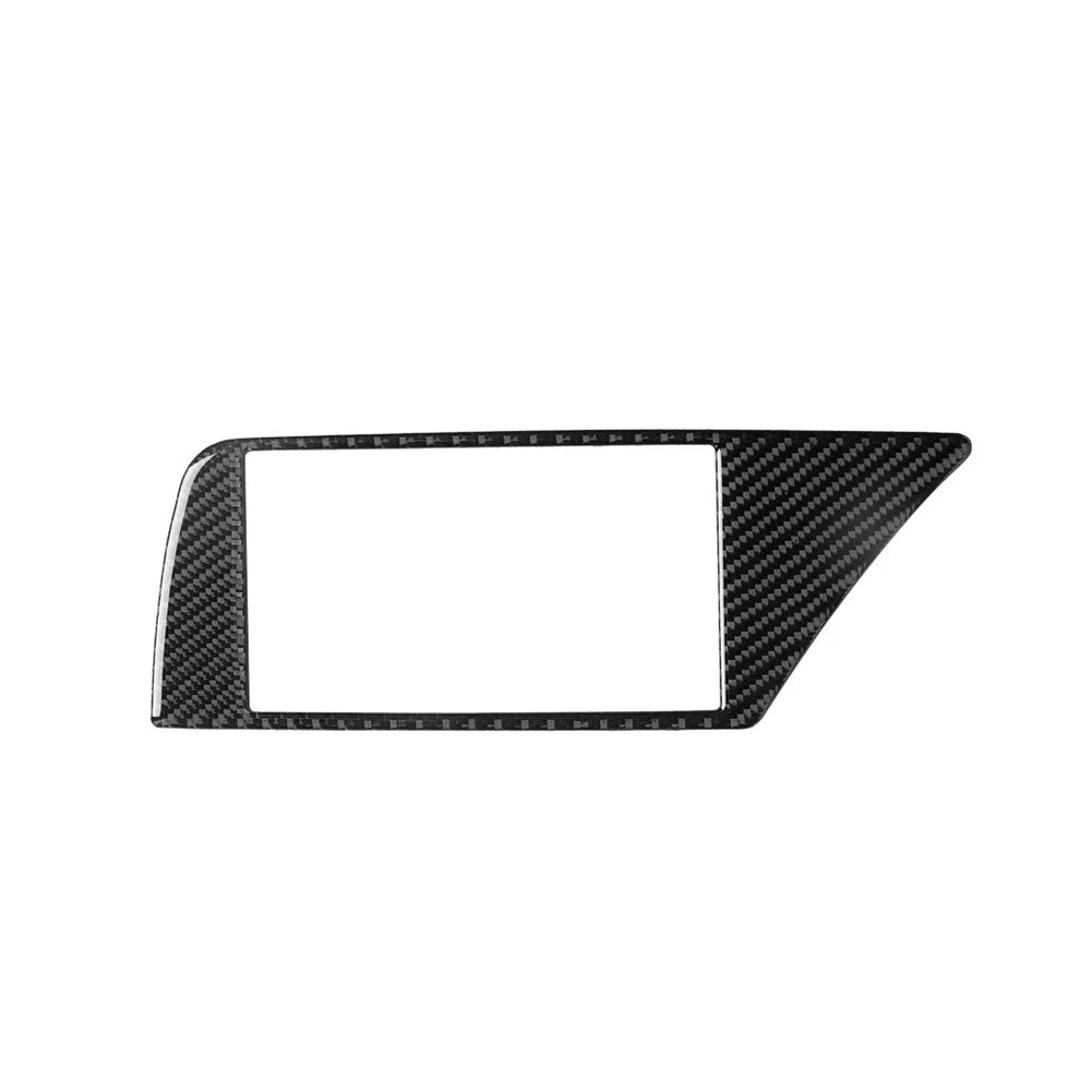 RHD Carbon Fiber GPS Navigator Frame Trim for Audi A4 B8 A5 Q5 (2008–2016)