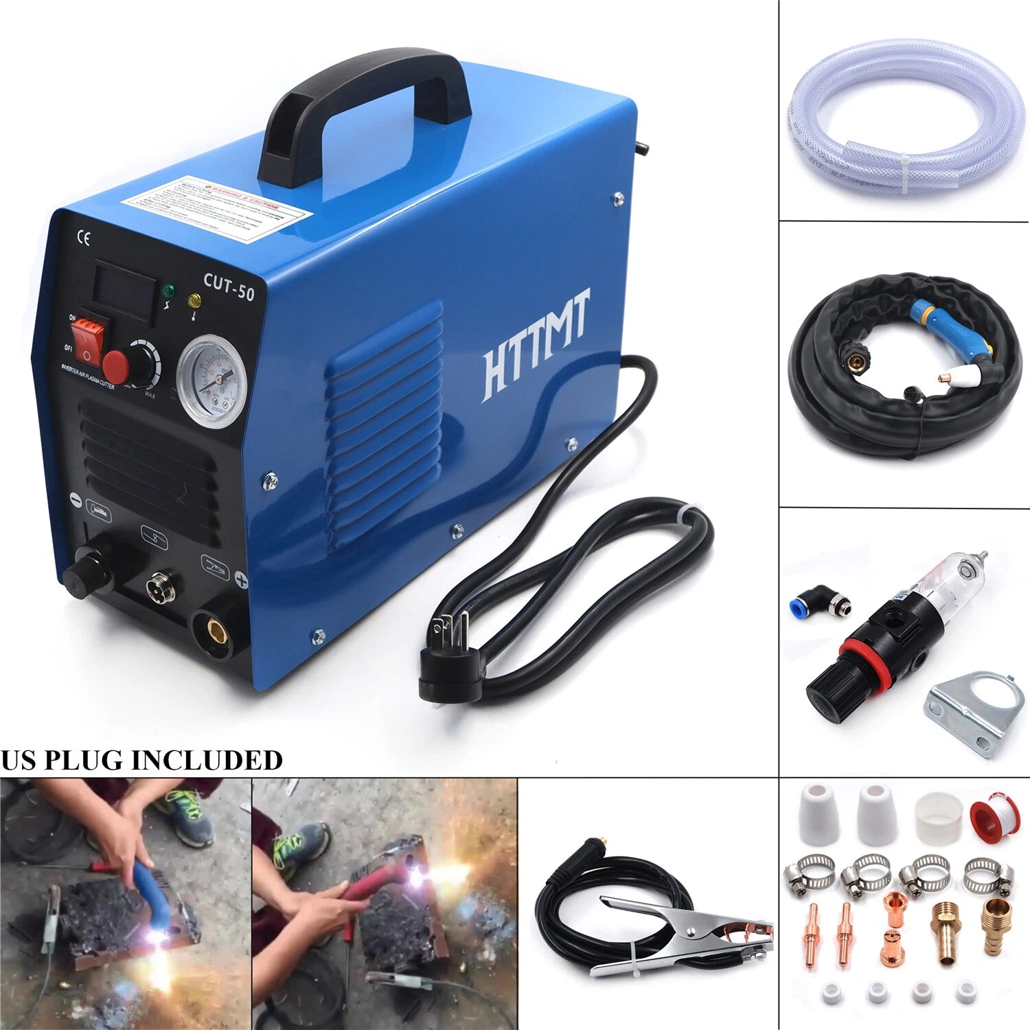 50 AMP Plasma Cutter CUT50 for Welding Cutting Machine (110/220V)