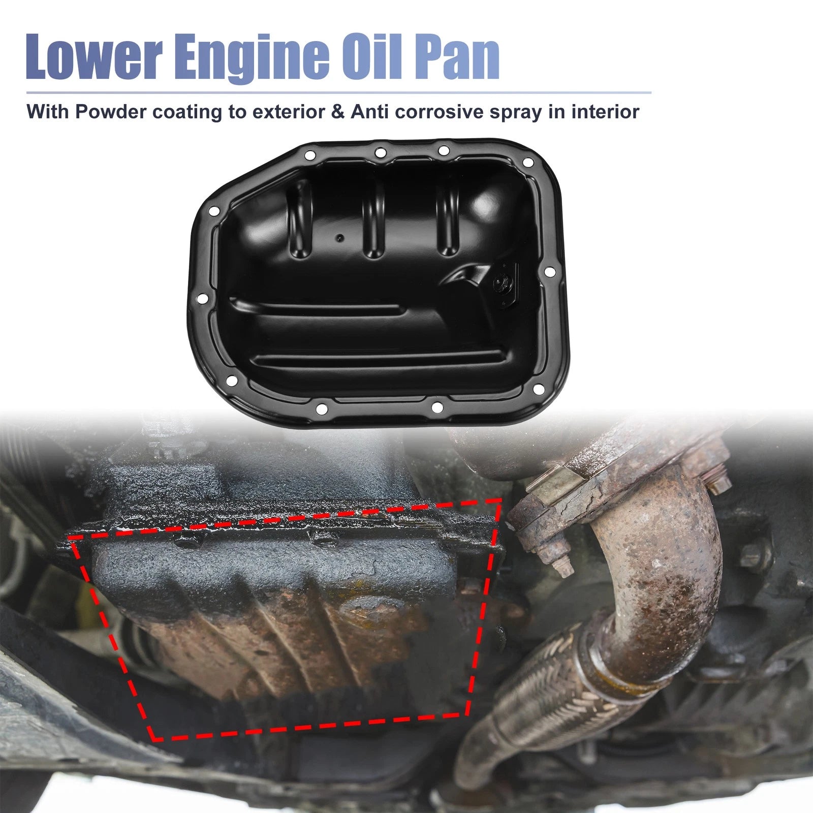 Engine Oil Pan Replacement for Scion xB 2004–2006 for Toyota Echo 2000–2005
