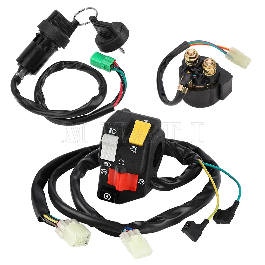 Handlebar Ignition Key Switch w/Starter Relay for Honda TRX450ER (2006–2014)