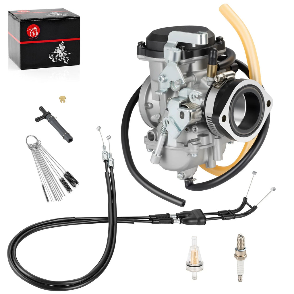 Carburetor & Throttle Cable for Kawasaki KLR650 (2008–2018) 15004-0073 15003-0118
