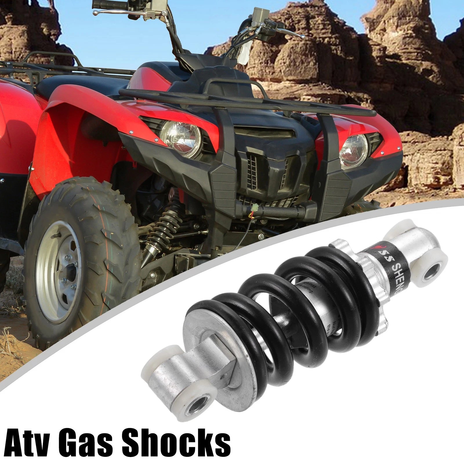 Rear Shock Absorber Spring 125mm Heavy Duty 1200lbs for Scooter ATV (–)