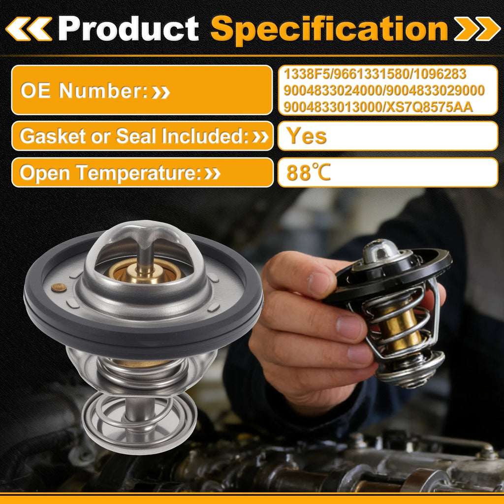 Engine Coolant Thermostat Replacement for Ford Transit 150 (2015–2019)