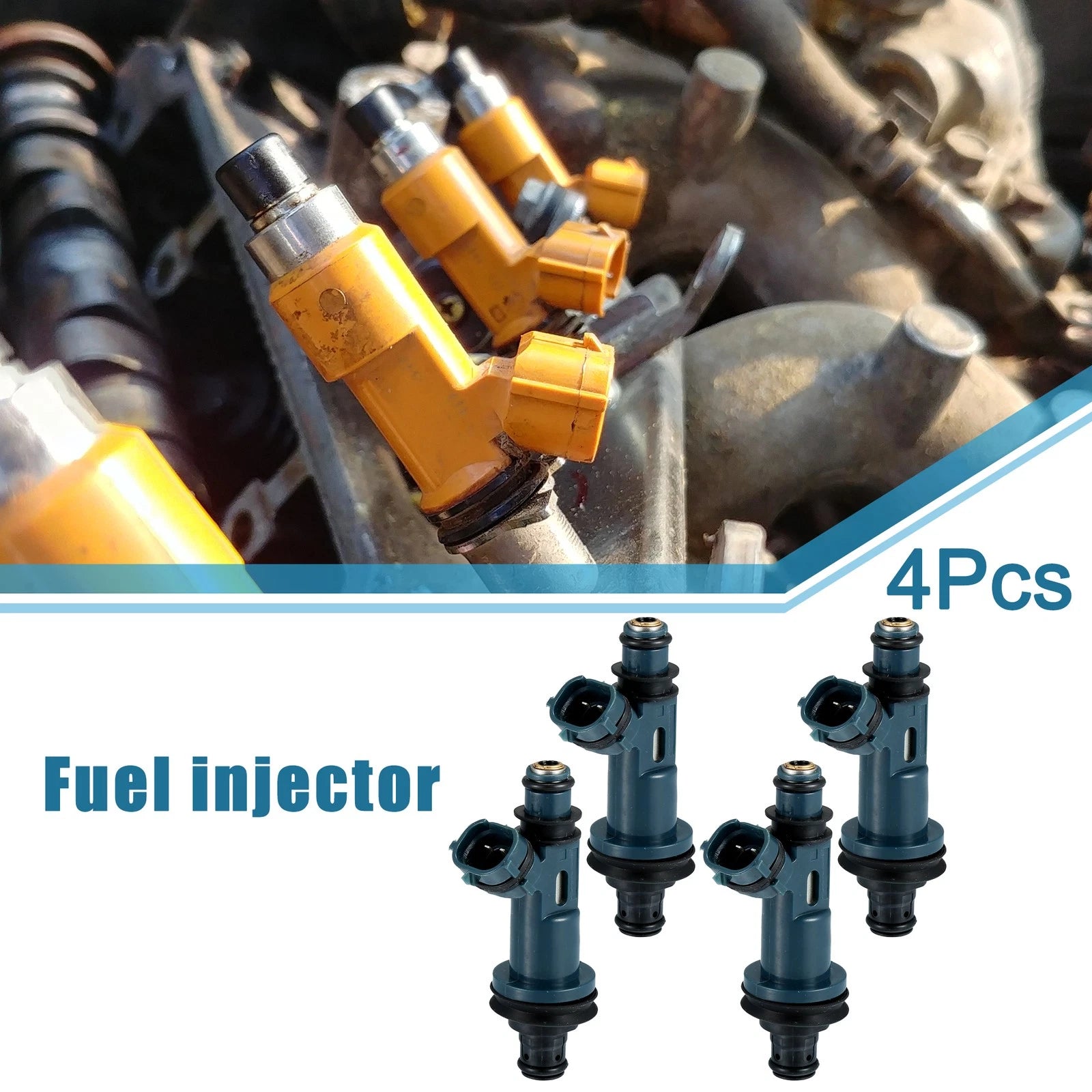 Fuel Injector Replacement for Lexus ES300 3.0L (1998–2001) Blue 4 Pack