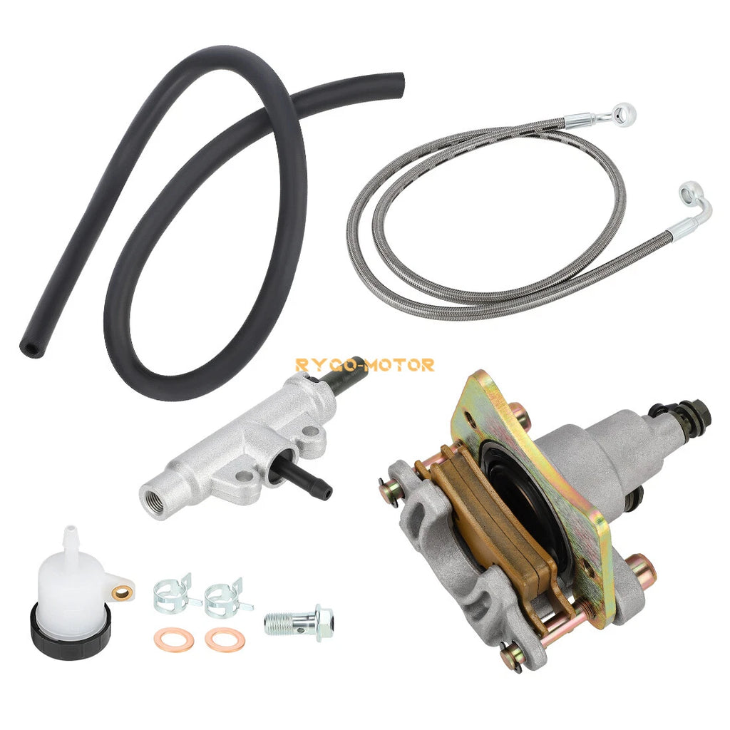 Rear Brake Master Cylinder & Caliper & Hose for Polaris Trail Boss 330 (2010–2013)