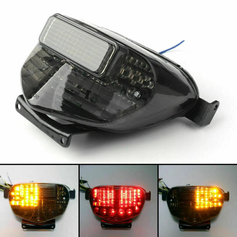 Integrated TailLight Turn Signals for Suzuki GSXR 600/750 GSX-R 1000 (2001–2002) Smoke