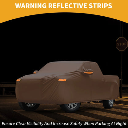 Waterproof Car Cover for Ford Maverick (2022–2023) - Orange, Zippered