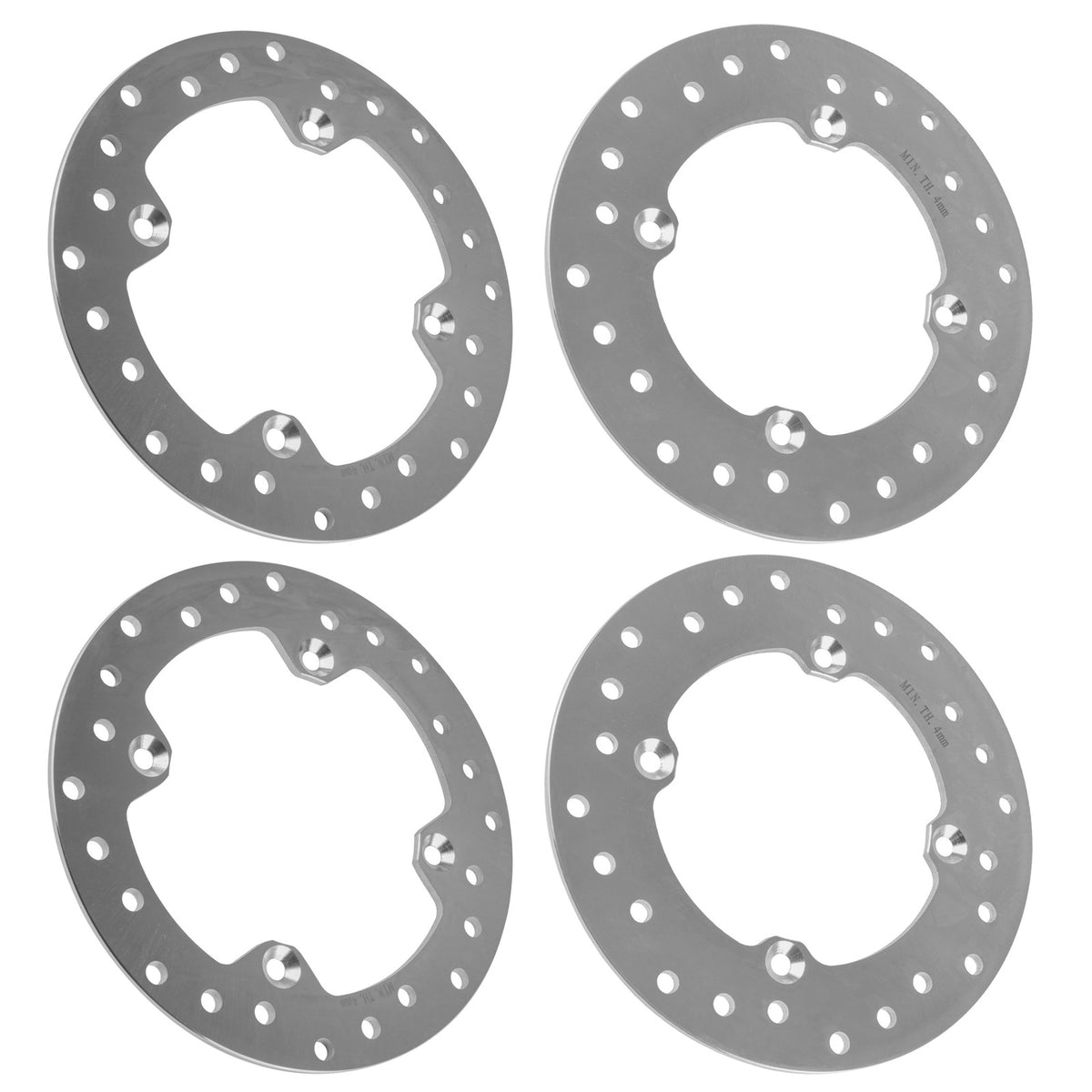 Brake Disc Rotor Set Front Rear for Can-Am Commander 1000R MAX EFI (2018)