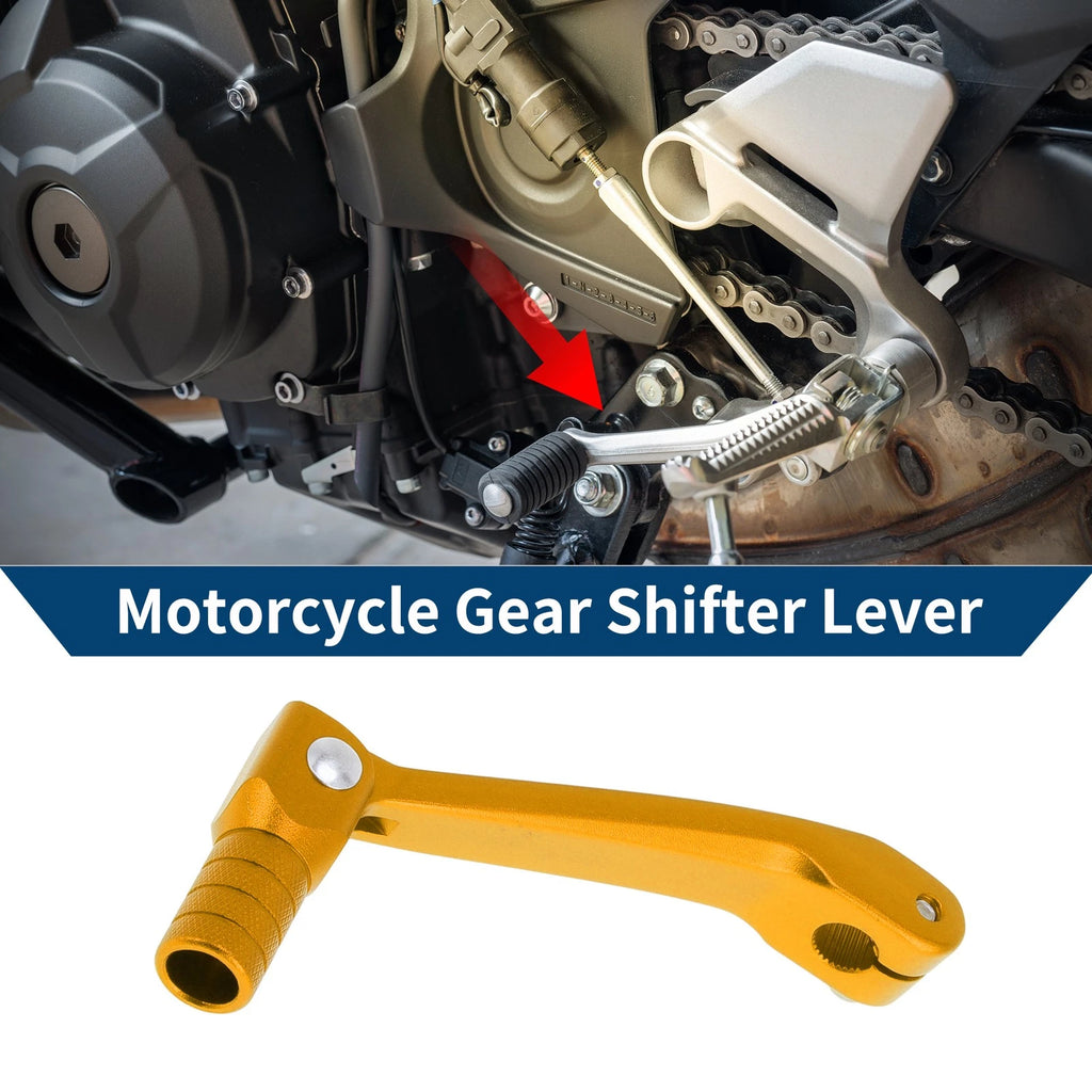 Folding Gear Shifter Lever Replacement for Honda CRF150F (2003–2017) Gold Tone