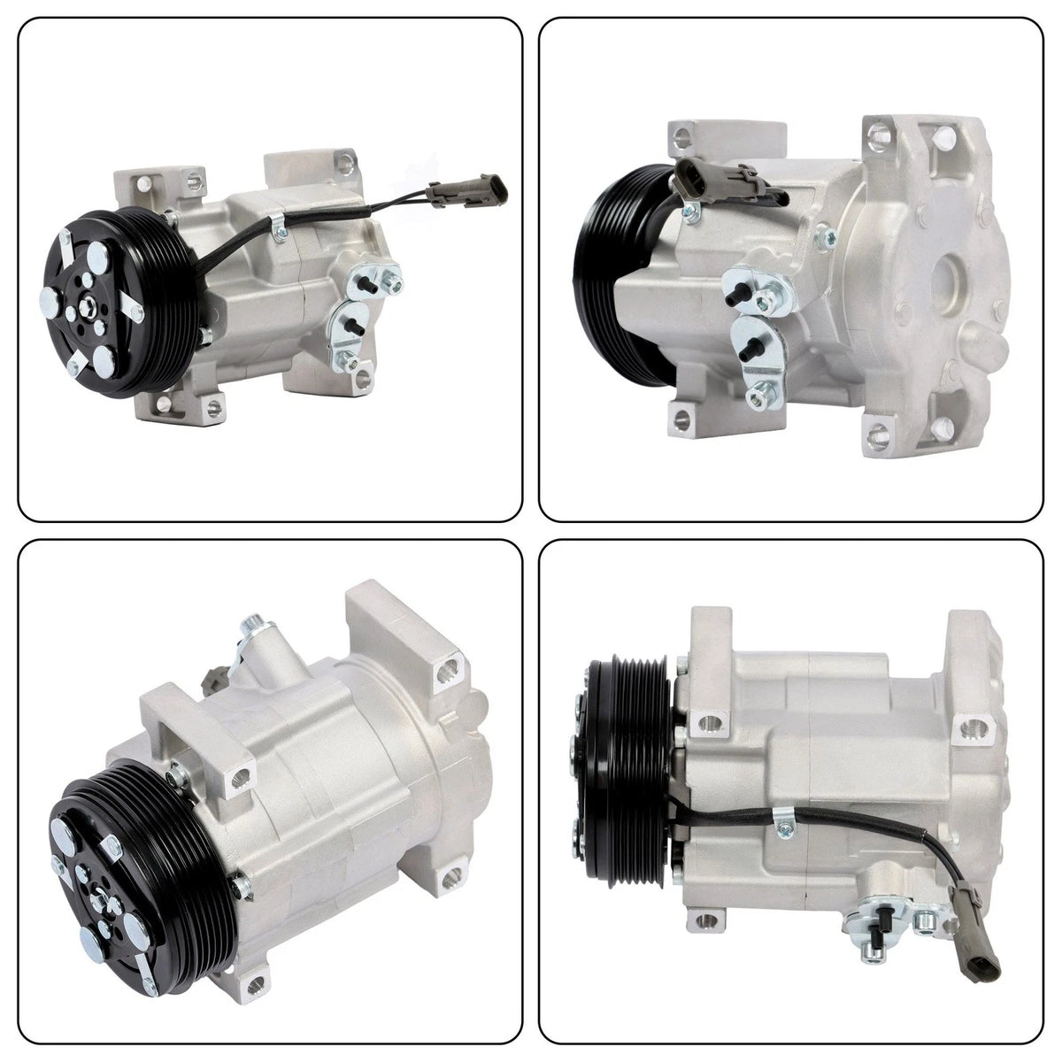AC Compressor for Chevrolet Silverado 1500 2500 HD 3500 HD (2003–2010) 4.3L 6.6L
