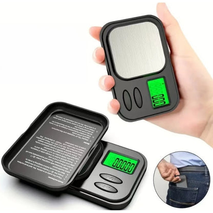 Jewelry Scale 500g Capacity 0.01g Accuracy Portable 10x6.5x2.3CM