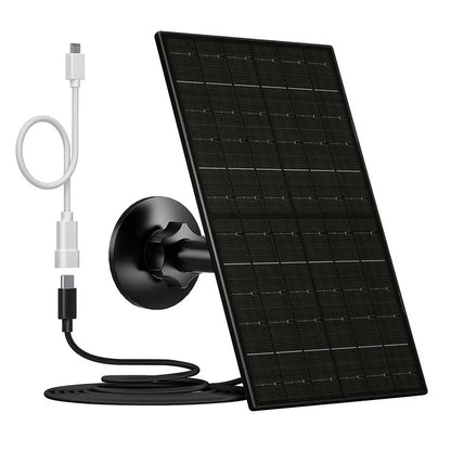 7W Solar Panel for Cameras (IP66 Waterproof, Adjustable Voltage)
