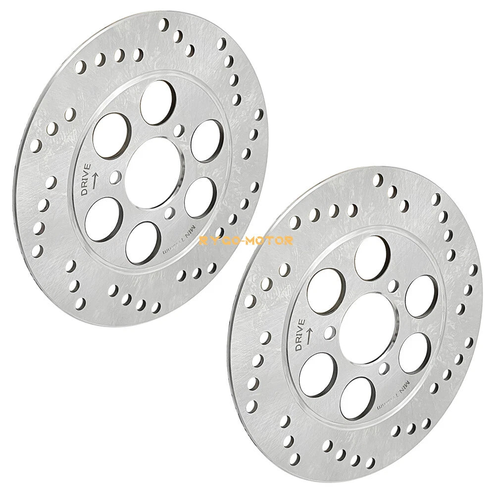 2X Front Brake Disc Rotors for Honda ATC200X ATC250R (1983–1985) 43122-965-000