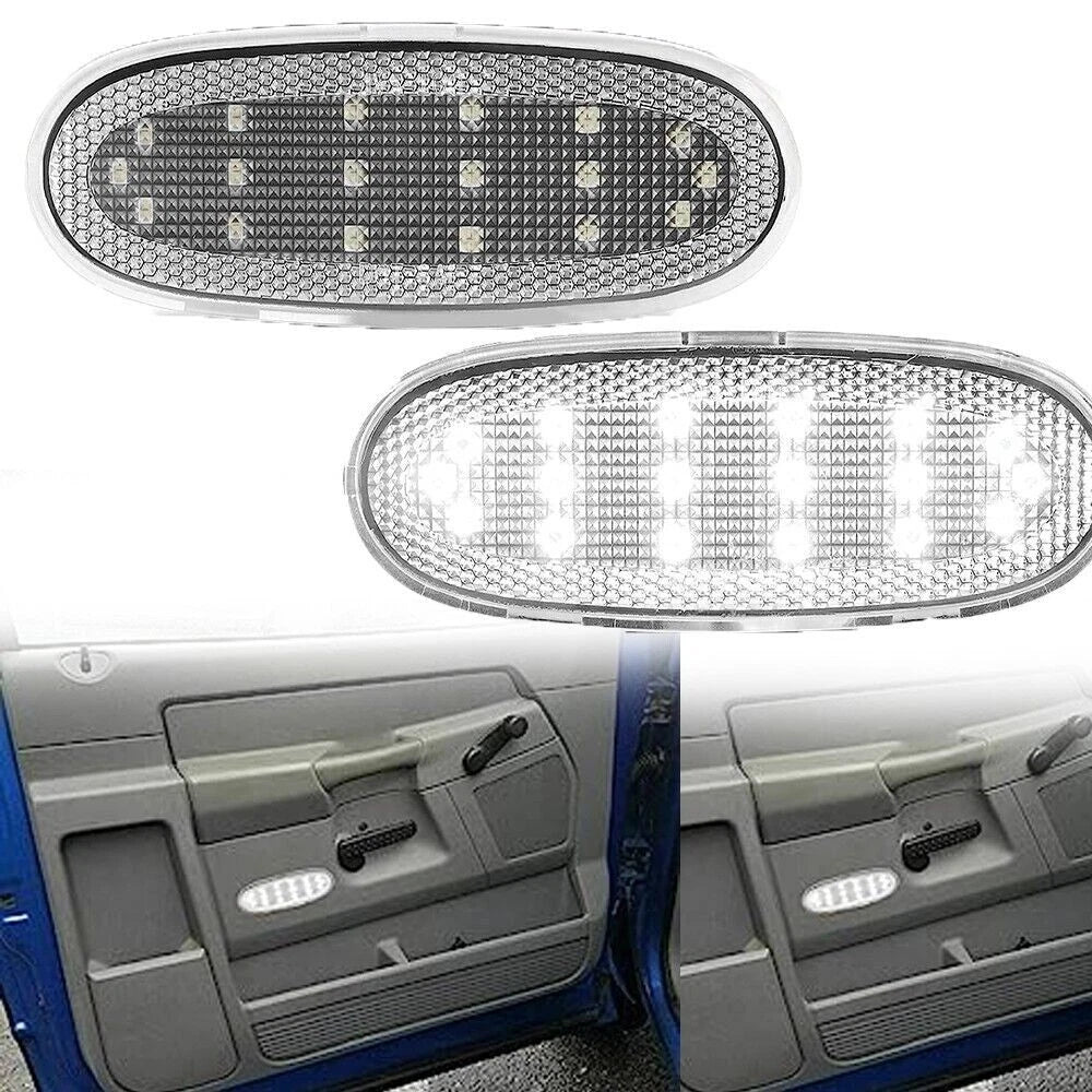 White LED Front Door Panel Reflector Light for Dodge Ram 1500 2500 4500