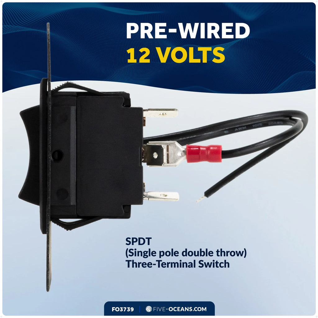 Rocker Anchor Windlass Switch for Up/Down 12V - FO3739