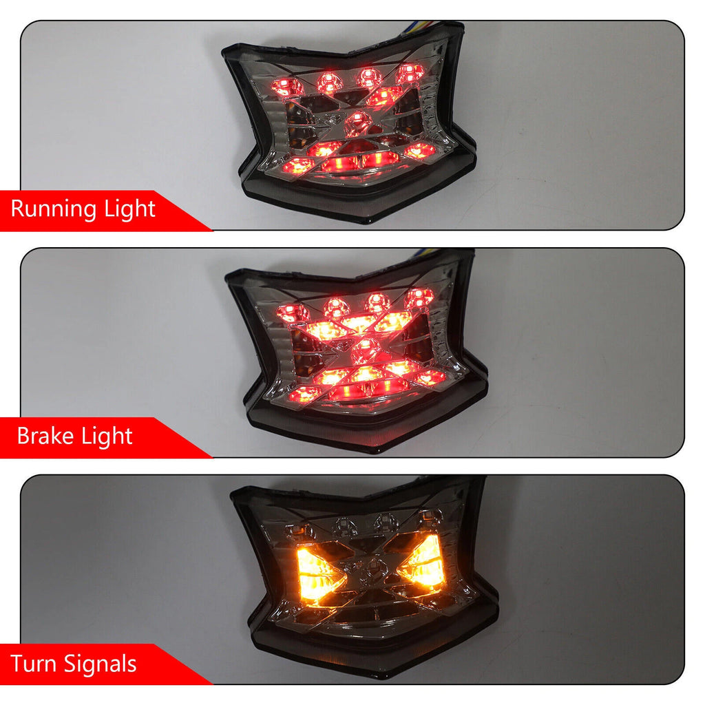 LED Brake Turn Signals Taillight for Kawasaki Z650 Ninja 650 Z900 (2017–2024)