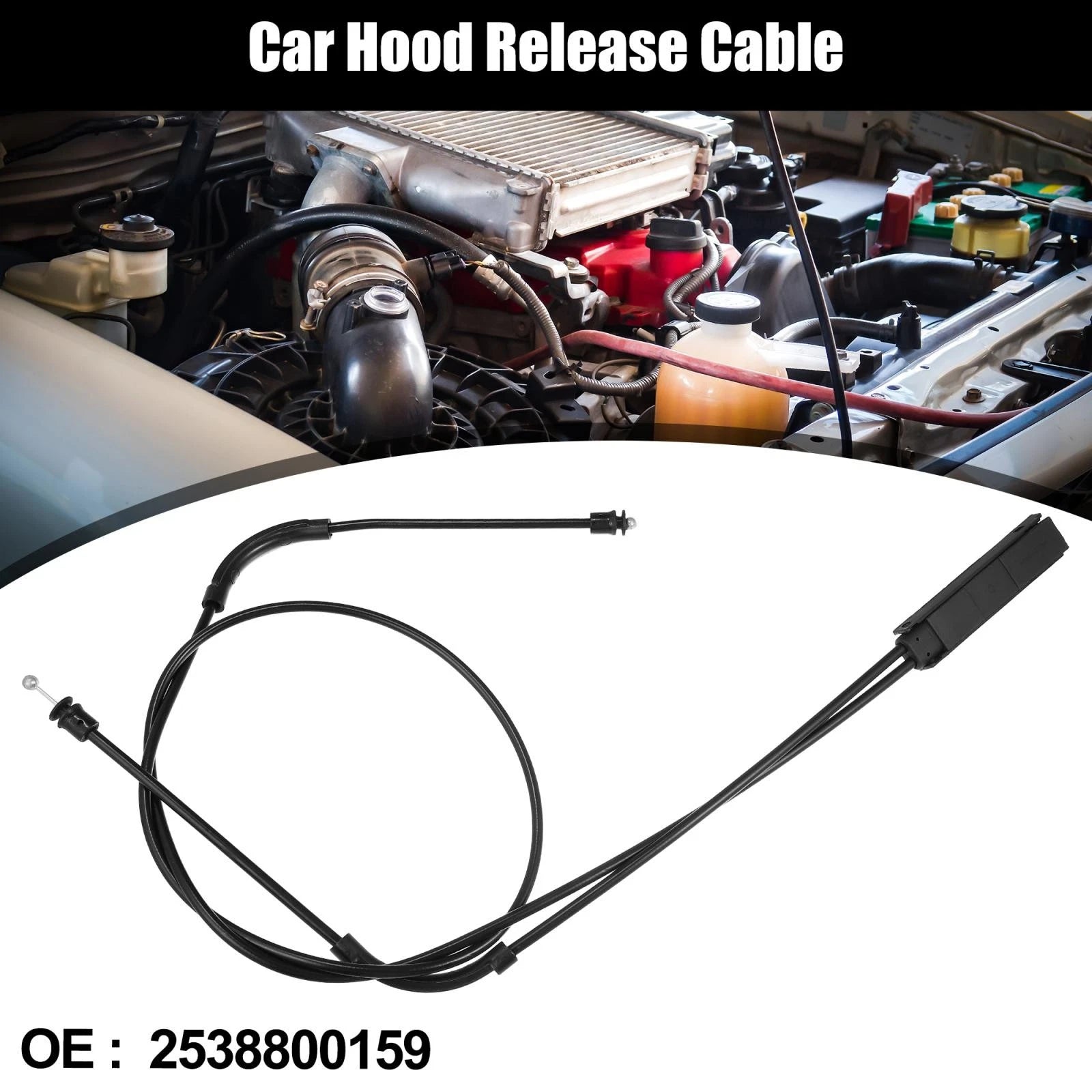 Engine Hood Release Cable Front OEM for Mercedes Benz GLC300 (2016–2019)