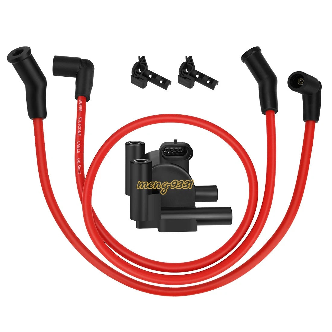 Ignition Coil & Wires with Cap for Dyna FXD FXDB FXDC FXDF FXDL FXDLS FXDWG (2006–2017)