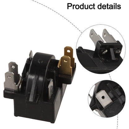 Refrigerator Starter Relay 6Pin QP215H with Overload Protection