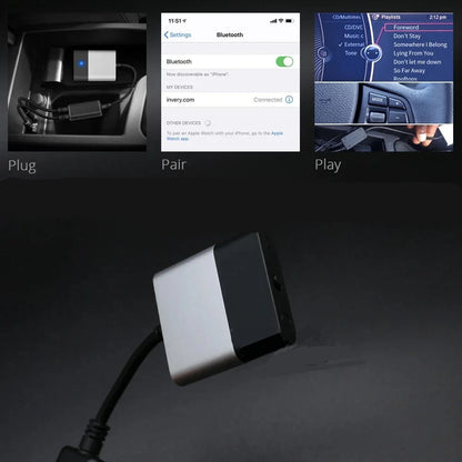 Bluetooth Media Transmitter Adapter for BMW CIC/CCC USB+AUX (2008–2012)
