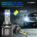 2X 9004 LED Headlight Bulbs for 6500K 40000LM