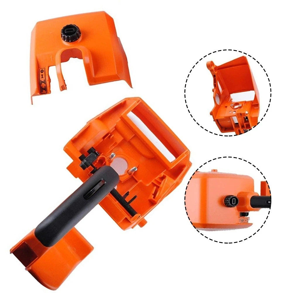 Rear Handle Assembly for Chainsaw (Plastic + Metal)