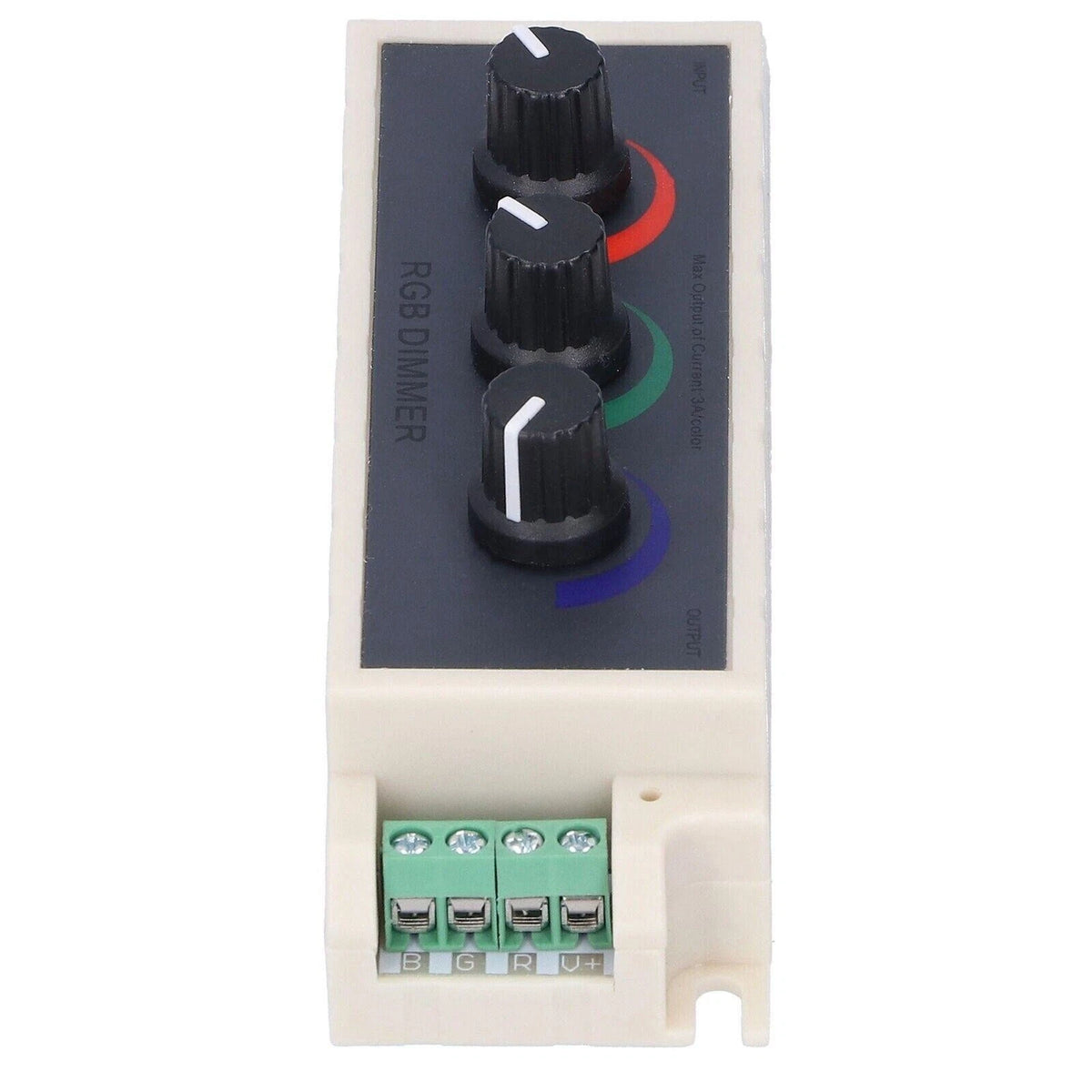 3 Way RGB Knob Dimmer Controller for 12V-24V Vehicles