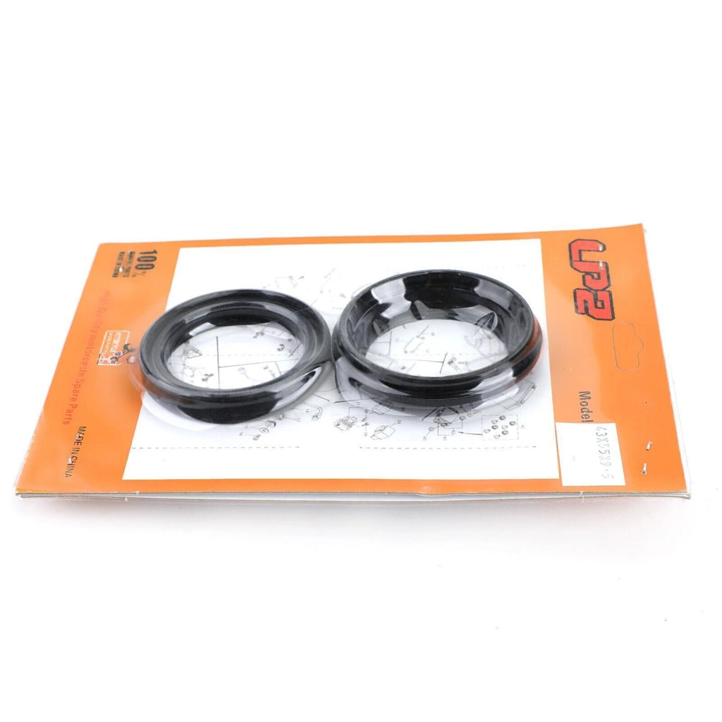 Fork Oil Dust Seal Kit for Kawasaki KX125 KX250 KX500 ZR1100 ZRX1100 ZRX1200 (T9)